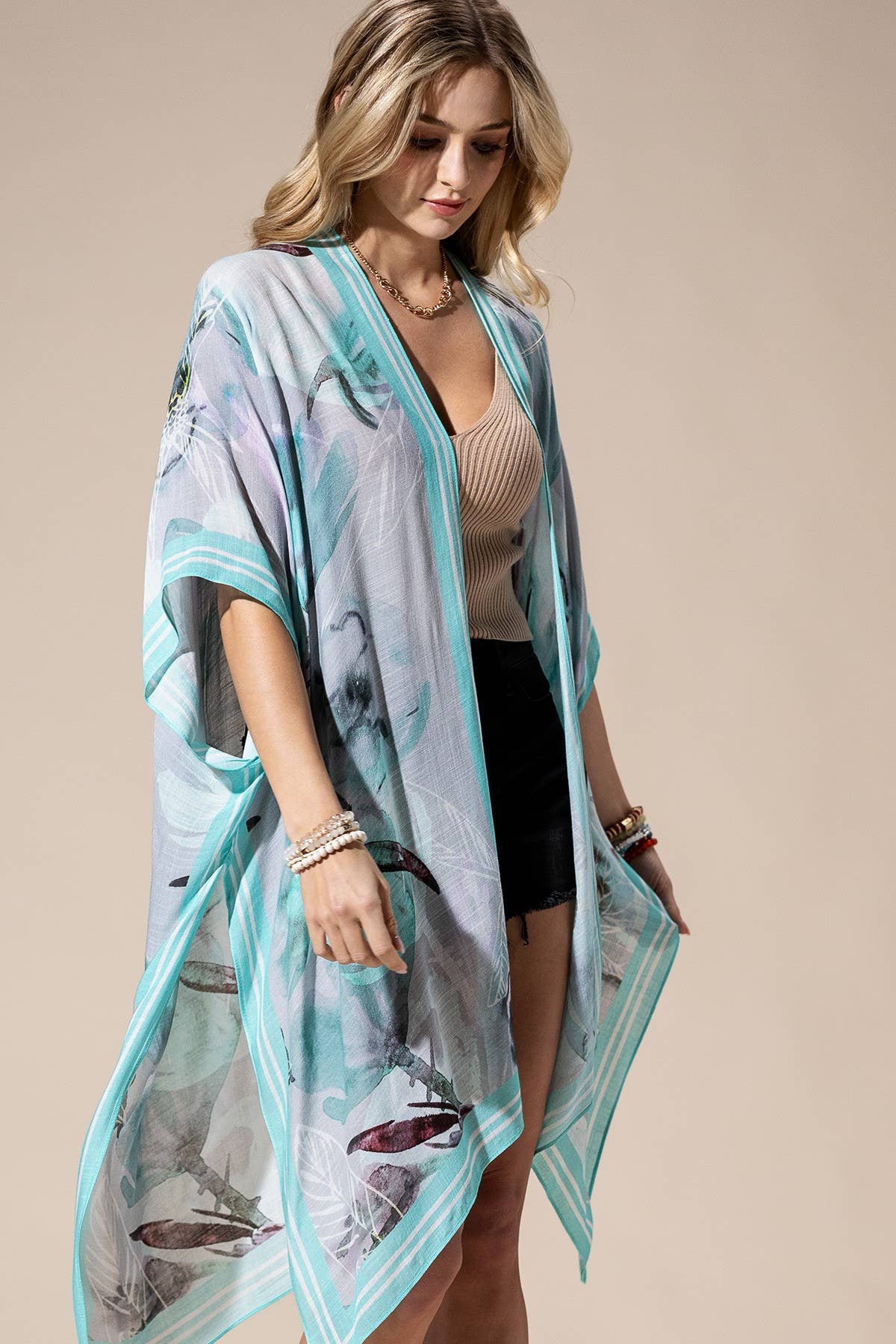 Aqua Multi Kimono: AQUA MULTI