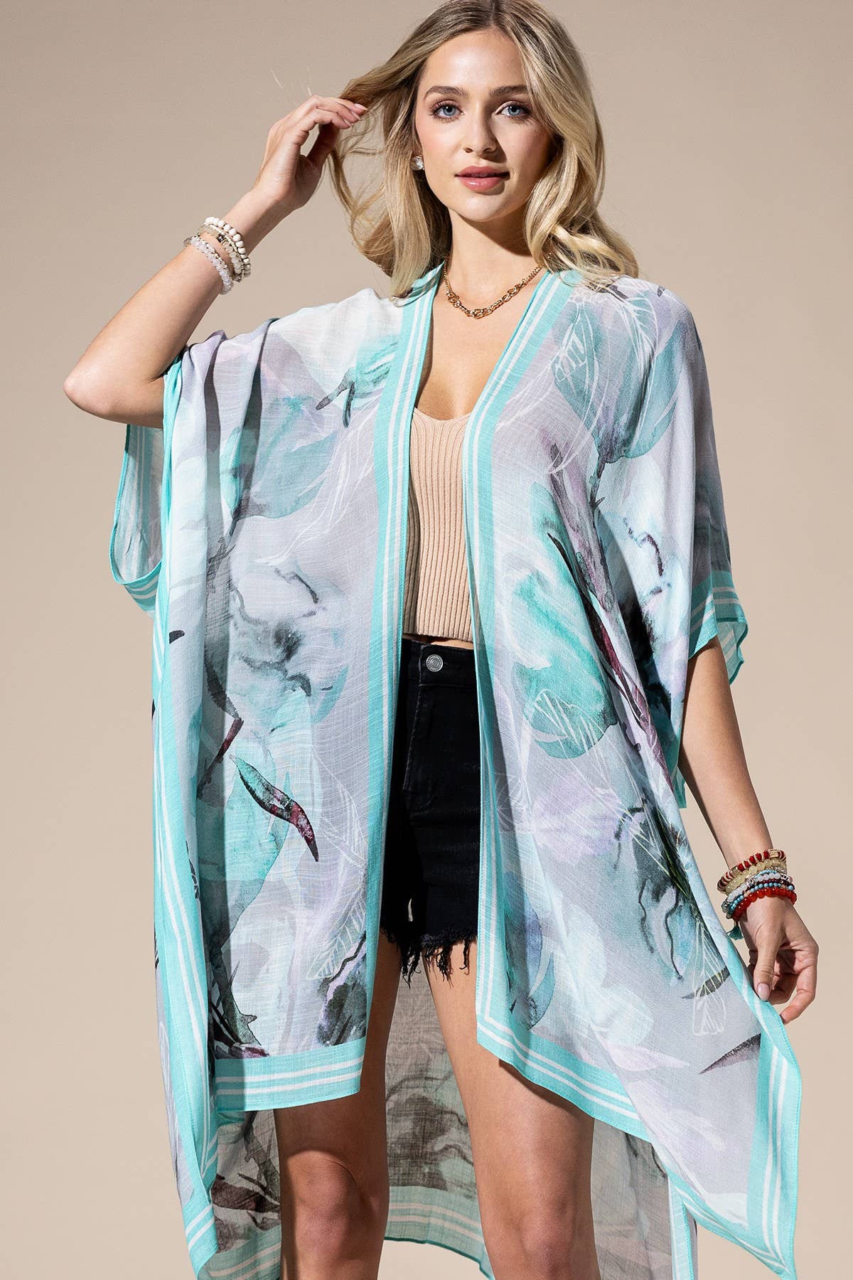 Aqua Multi Kimono: AQUA MULTI