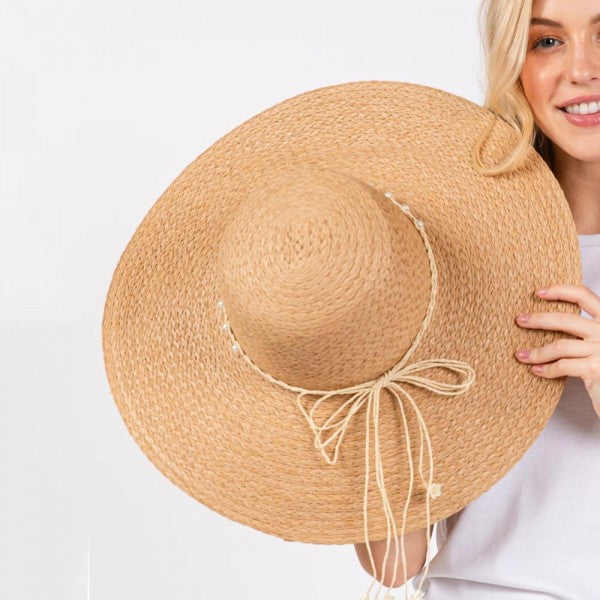 Woven Straw Sun Hat