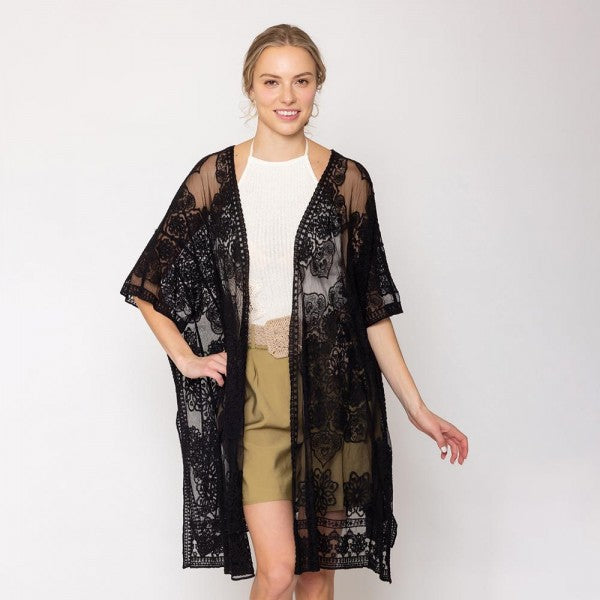 Flower Lace Kimono 7322969