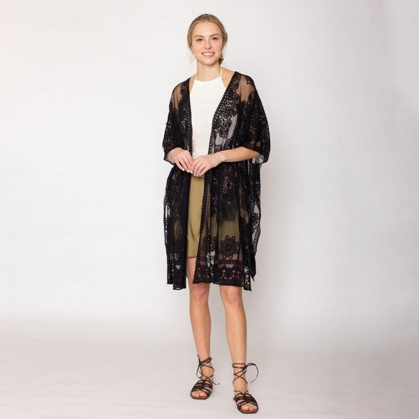 Flower Lace Kimono 7322969