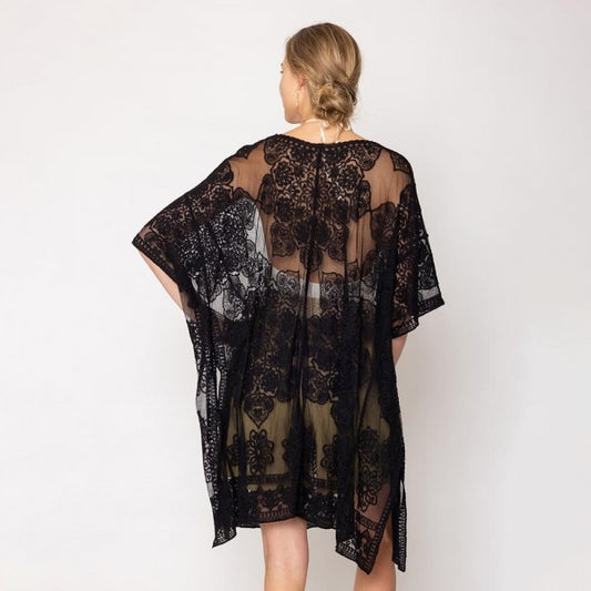 Flower Lace Kimono