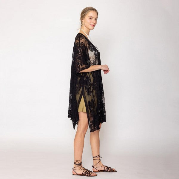 Flower Lace Kimono 7322969
