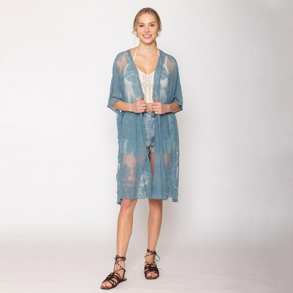 Flower Lace Kimono 7322969