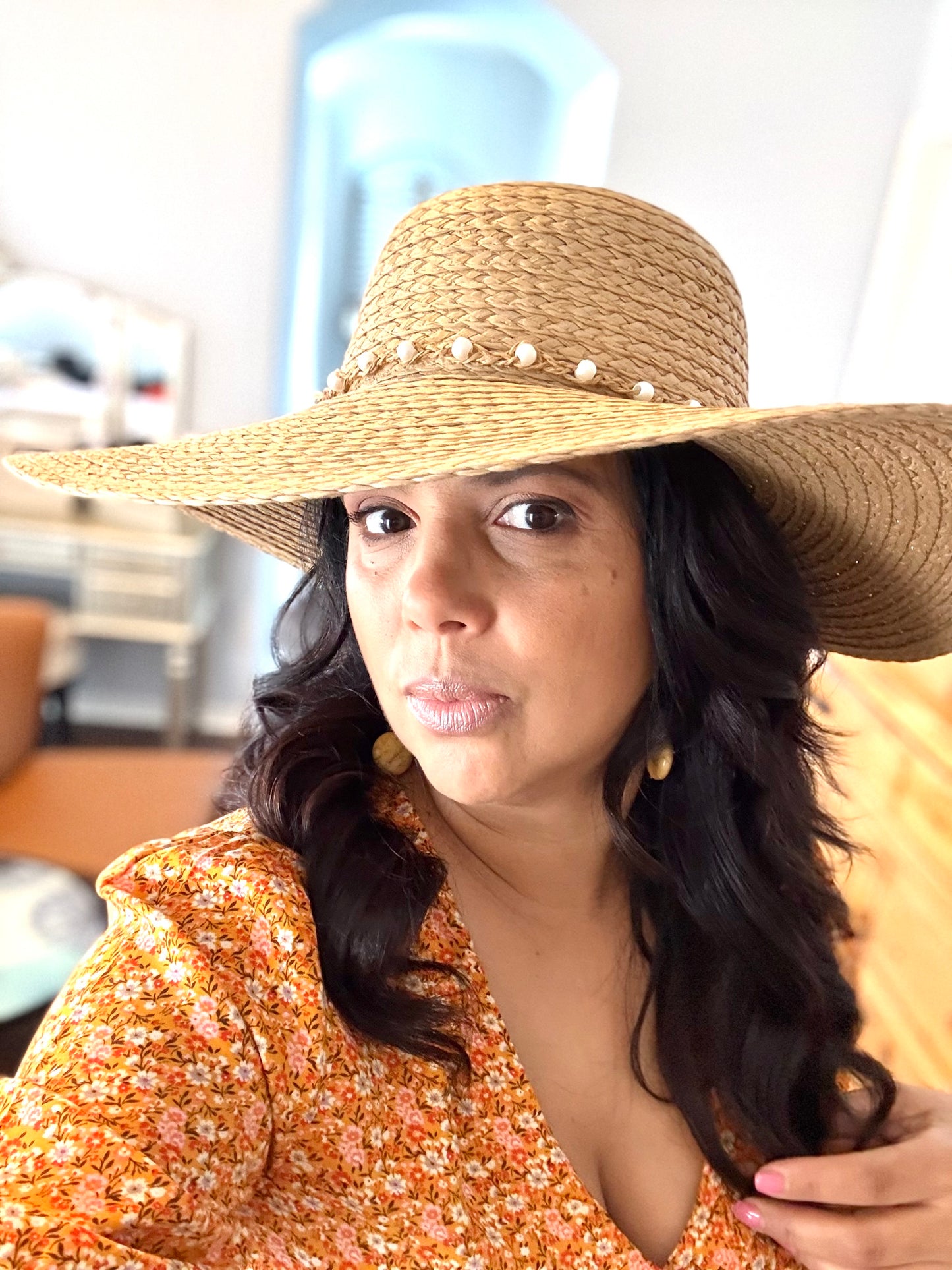 Woven Straw Sun Hat
