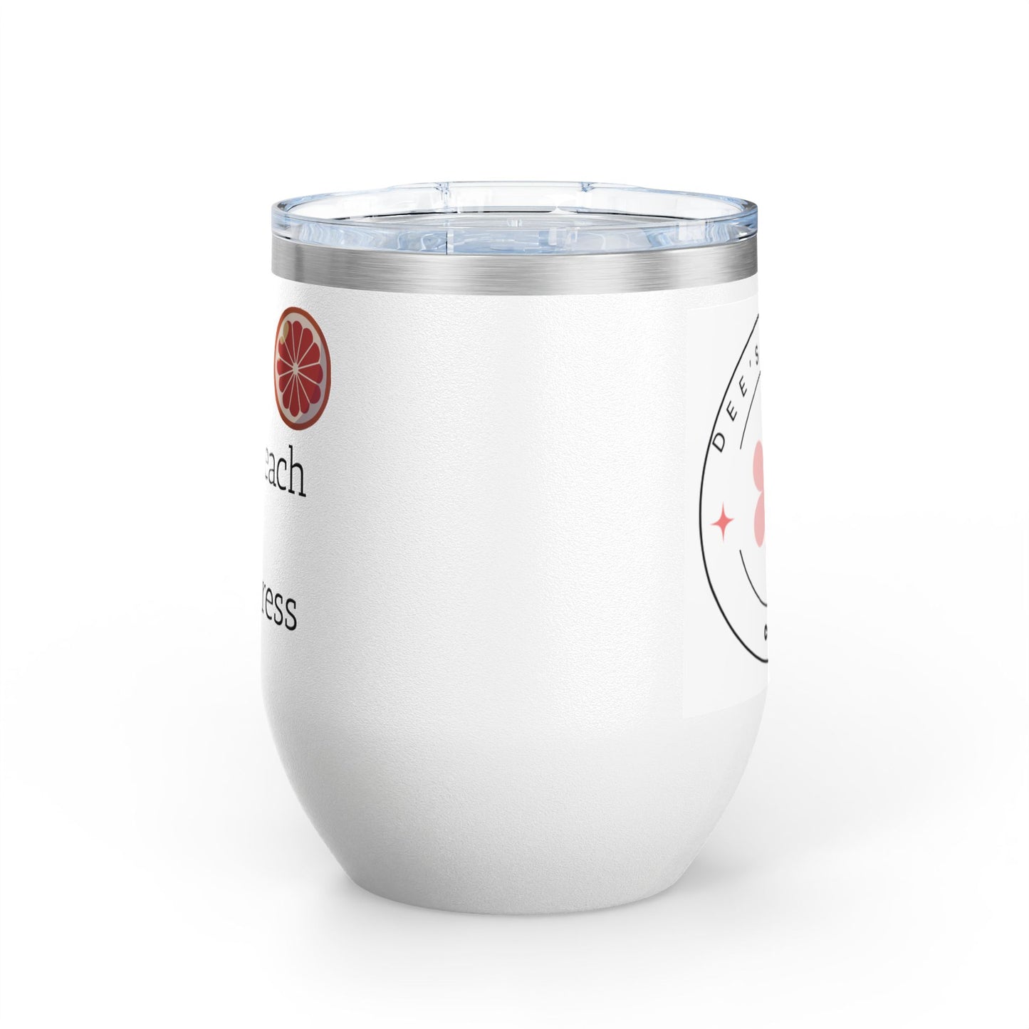 Dee's Beach Club Wine Tumbler - 12oz Insulated Drinkware for Summer Celebrations