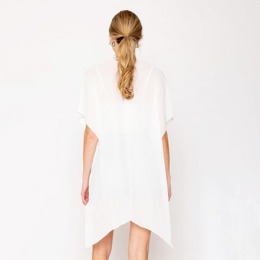 Solid Chiffon Ruana